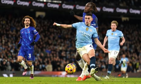 القنوات المفتوحة الناقلة لمباراة مانشستر سيتي وتشيلسي في الدوري الإنجليزي الممتاز