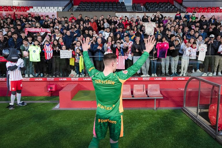 فيديو تصديات تير شتيغن في أول ظهور له مع جيرونا أمام خيتافي في الليجا