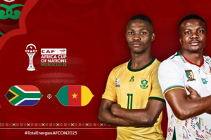 القنوات المفتوحة الناقلة لمباراة جنوب افريقيا ضد الكاميرون اليوم في الدور 16 الكاس امم افريقيا