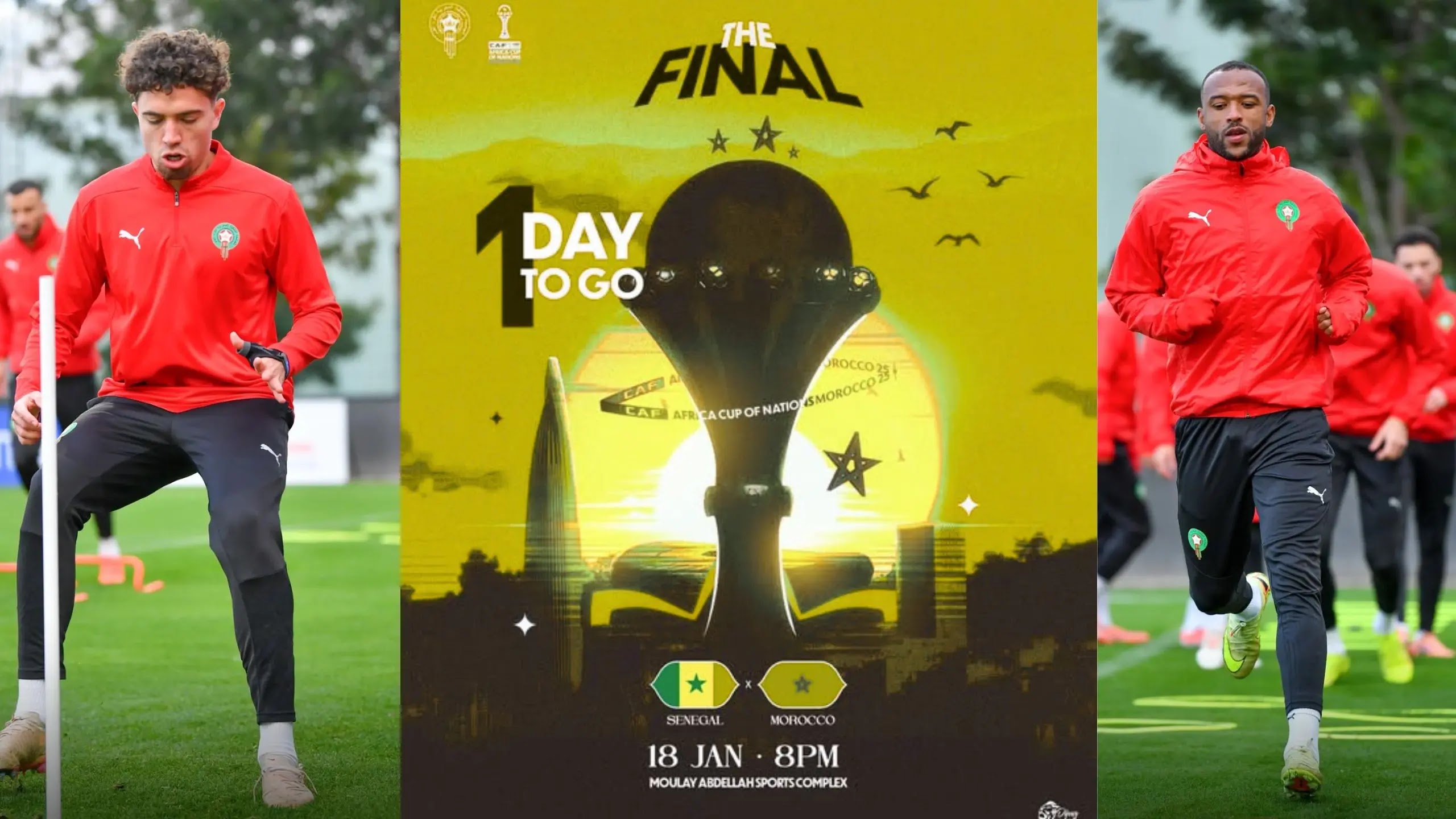 تشكيلة المغرب ضد السنغال اليوم في نهائي كأس أفريقيا