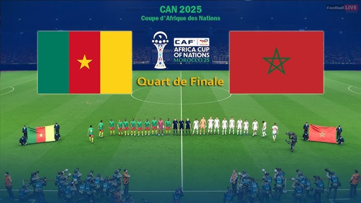 بث مباشر مباراة المغرب ضد الكاميرون اليوم في كأس أمم إفريقيا 2025