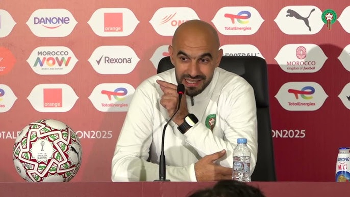 وليد الركراكي يعلن بشرى سارة لجماهير المغاربية قبل مباراة المغرب ضد تنزانيا