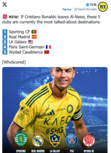 479158 كريستيانو رونالدو مطلوب في 5 أندية
