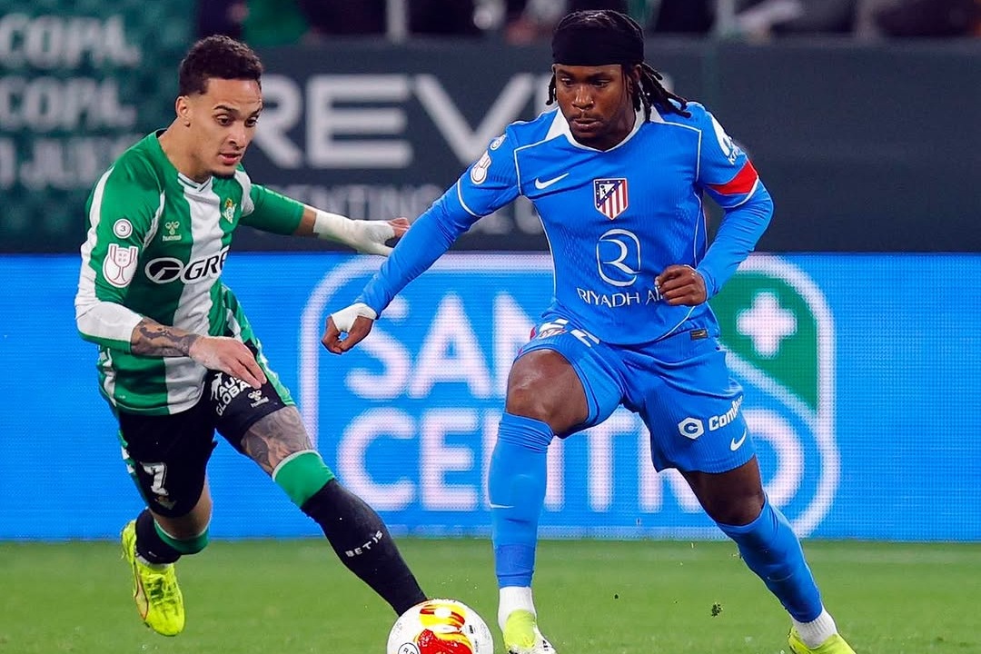 لوكمان يسجل ويقود أتلتيكو مدريد لأكتساح ريال بيتيس بخماسية نظيفة في كأس ملك إسبانيا