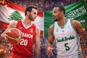 بث مباشر مباراة السعودية ولبنان في تصفيات آسيا لكأس العالم لكرة السلة