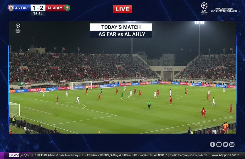 نتيجة مباراة الجيش الملكي ضد الاهلي اليوم في دوري الأبطال