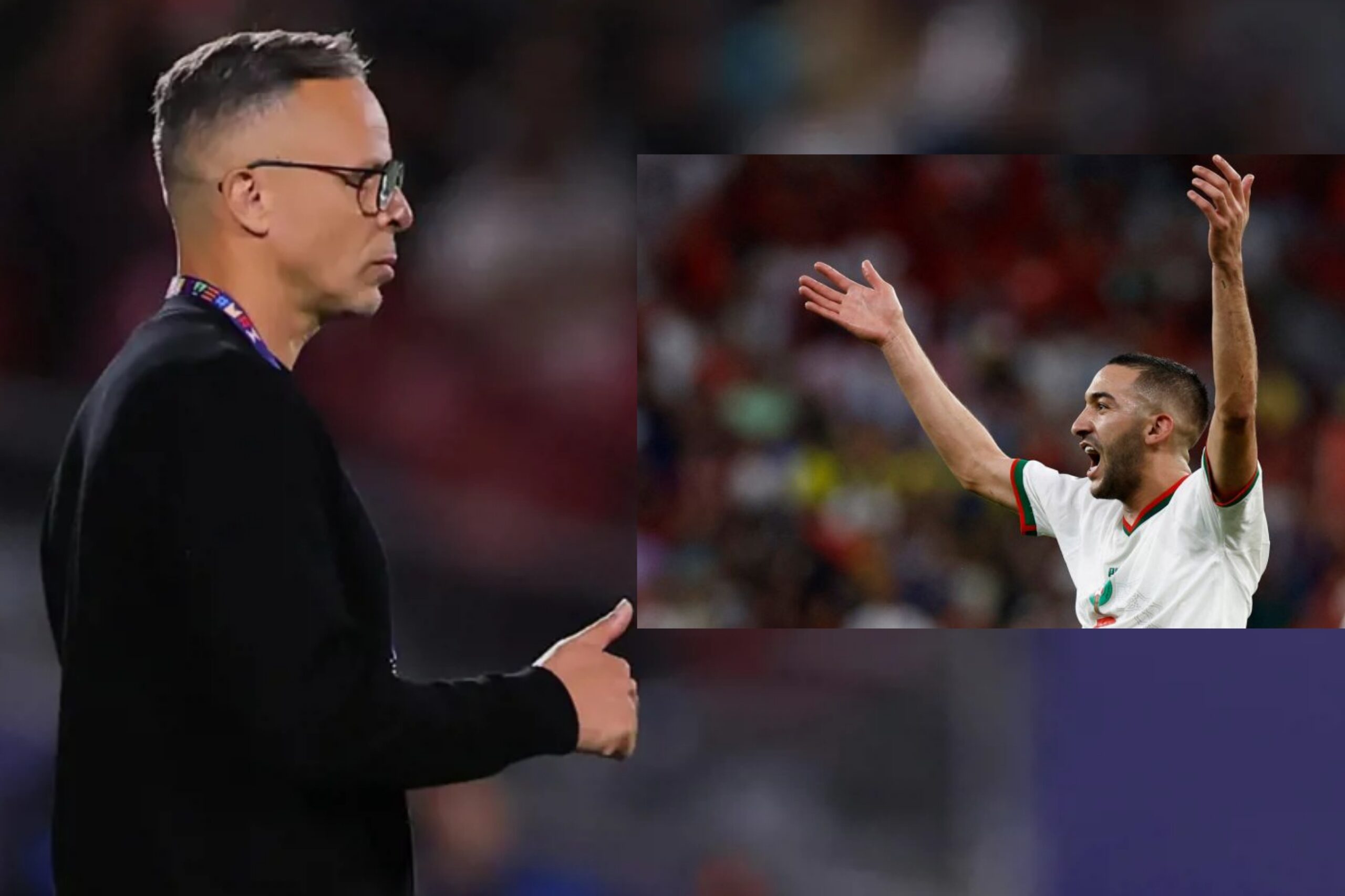 محمد وهبي يغضب المغاربة بإسقاط حكيم زياش من قائمة المنتخب المغربي لأسباب مجهولة