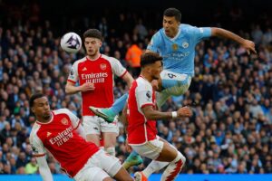 ترتيب الدوري الإنجليزي الممتاز بعد فوز مانشستر سيتي على آرسنال