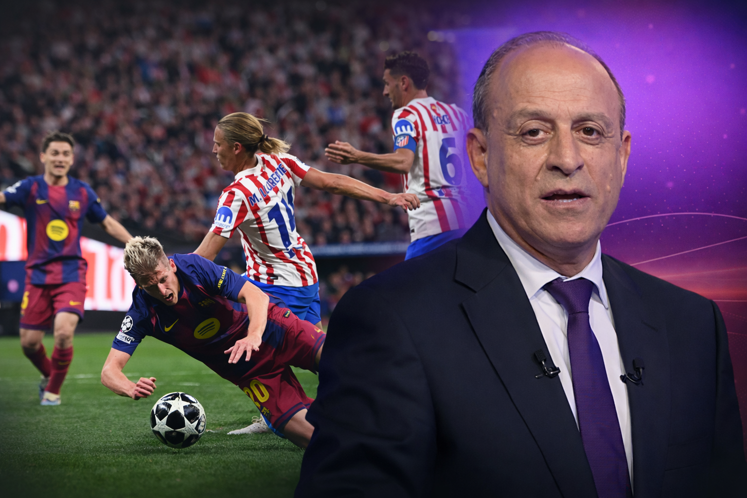 الخبير التحكيمي جمال الشريف يكشف حقيقة تعرض برشلونة للظلم التحكيمي أمام أتلتيكو مدريد بدوري أبطال أوروبا