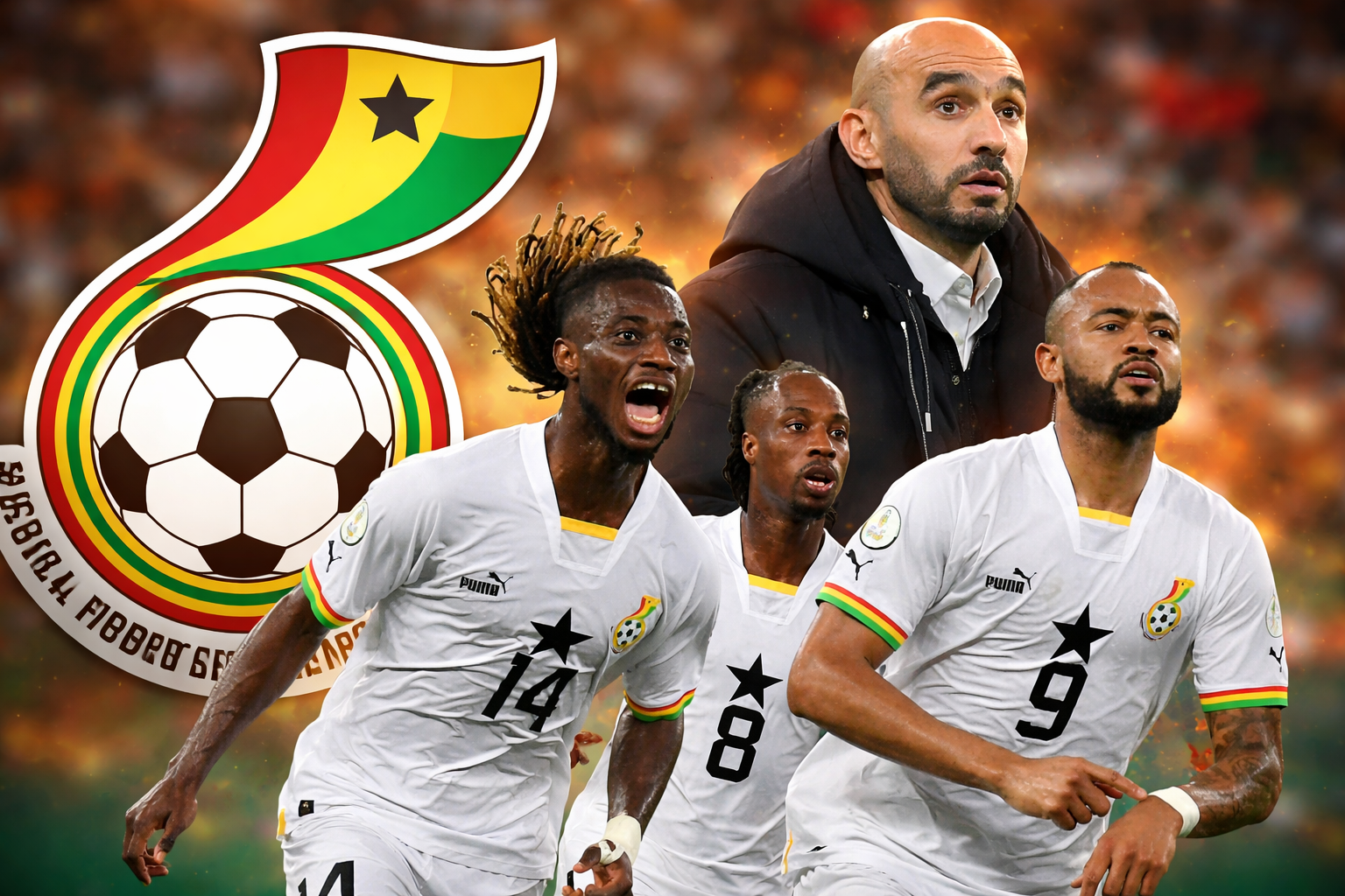 منتخب غانا يقيل مدربه لتعاقد مع وليد الركراكي قبل كأس العالم 2026