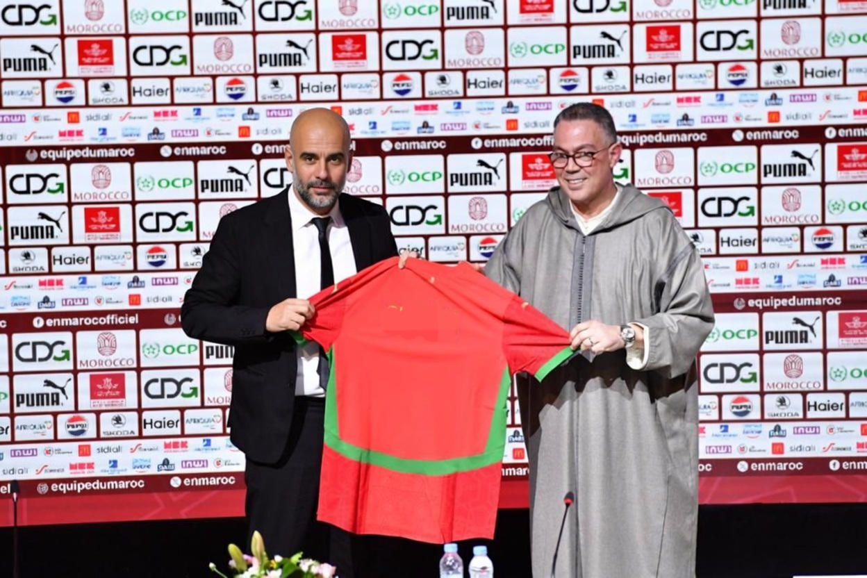 بيب غوارديولا مدربا جديدا للمنتخب المغربي في نهائيات كأس العالم 2030