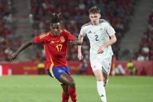 خصم السعودية: منتخب إسبانيا يتعادل بهدف لمثله أمام العراق استعدادًا لكأس العالم 2026