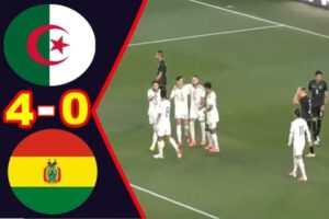 فيديو ملخص وأهداف مباراة الجزائر وبوليفيا 4-0 الودية استعدادًا لكأس العالم 2026