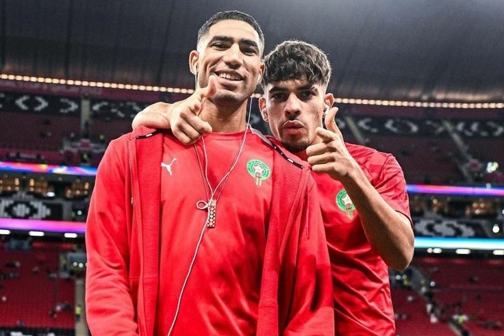 قبل مواجهة البرازيل أشرف حكيمي يوجه رسالة طارئة إلى عبد الصمد الزلزولي بعد صدمة كأس العالم 2026