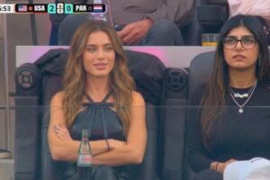 مايا خليفة تخطف الأنظار في مباراة أمريكا وباراغواي بافتتاح كأس العالم 2026