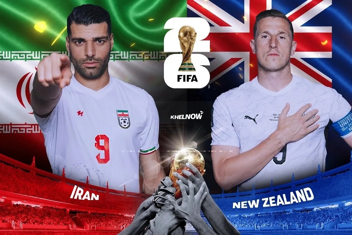 توقيت مباراة إيران ونيوزيلندا والقنوات الناقلة في كأس العالم 2026