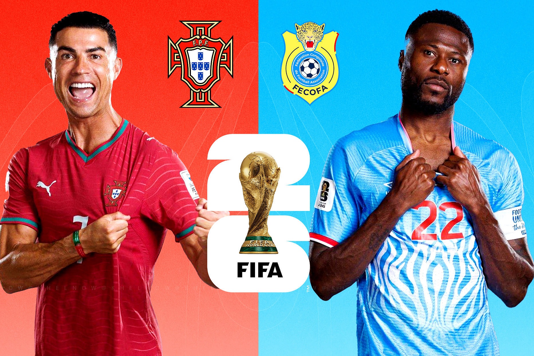 توقيت مباراة البرتغال والكونغو الديمقراطية والقنوات الناقلة في كأس العالم 2026