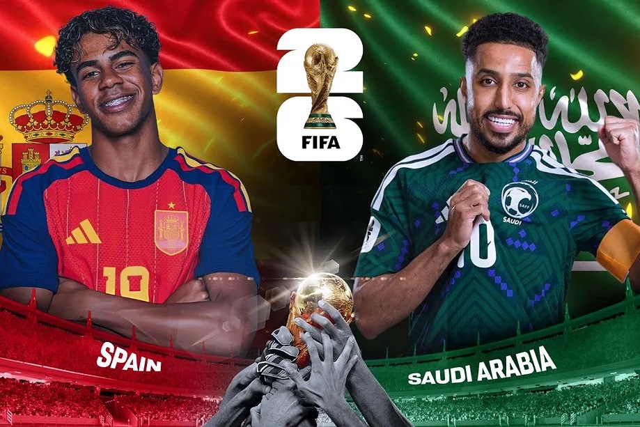 القنوات المفتوحة الناقلة لمباراة إسبانيا والسعودية في كأس العالم 2026