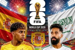 تعرف على معلق مباراة إسبانيا والسعودية في كأس العالم 2026