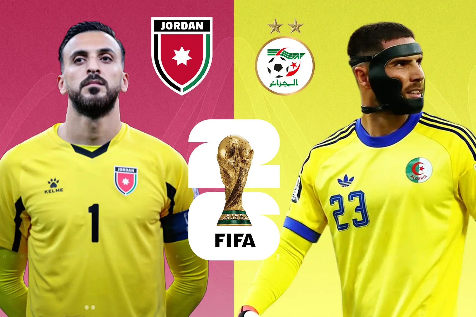 القنوات المفتوحة الناقلة لمباراة الجزائر والأردن في كأس العالم 2026