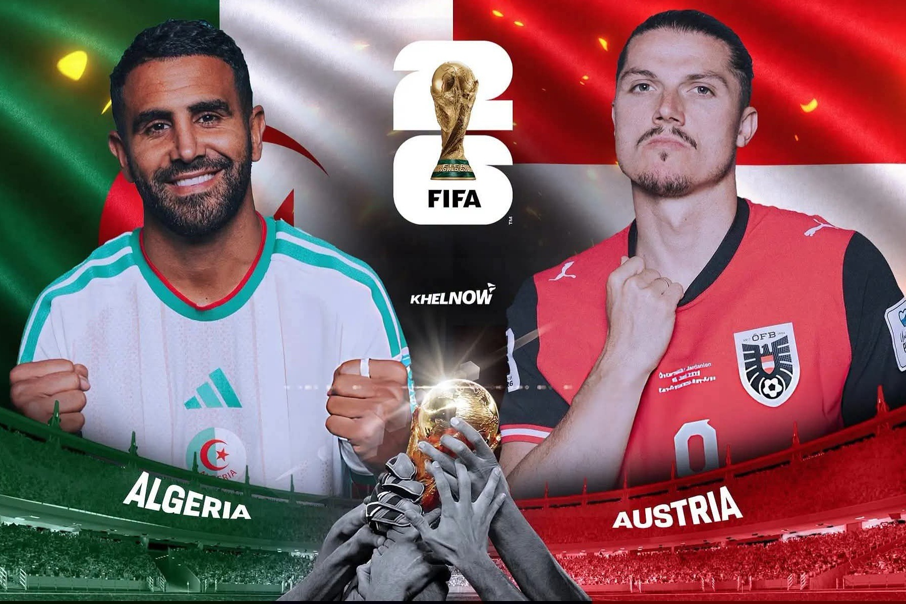 تعرف على معلق مباراة الجزائر والنمسا في كأس العالم 2026