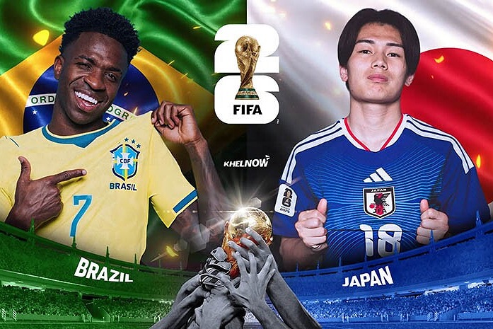 القنوات المفتوحة الناقلة لمباراة البرازيل واليابان في كأس العالم 2026