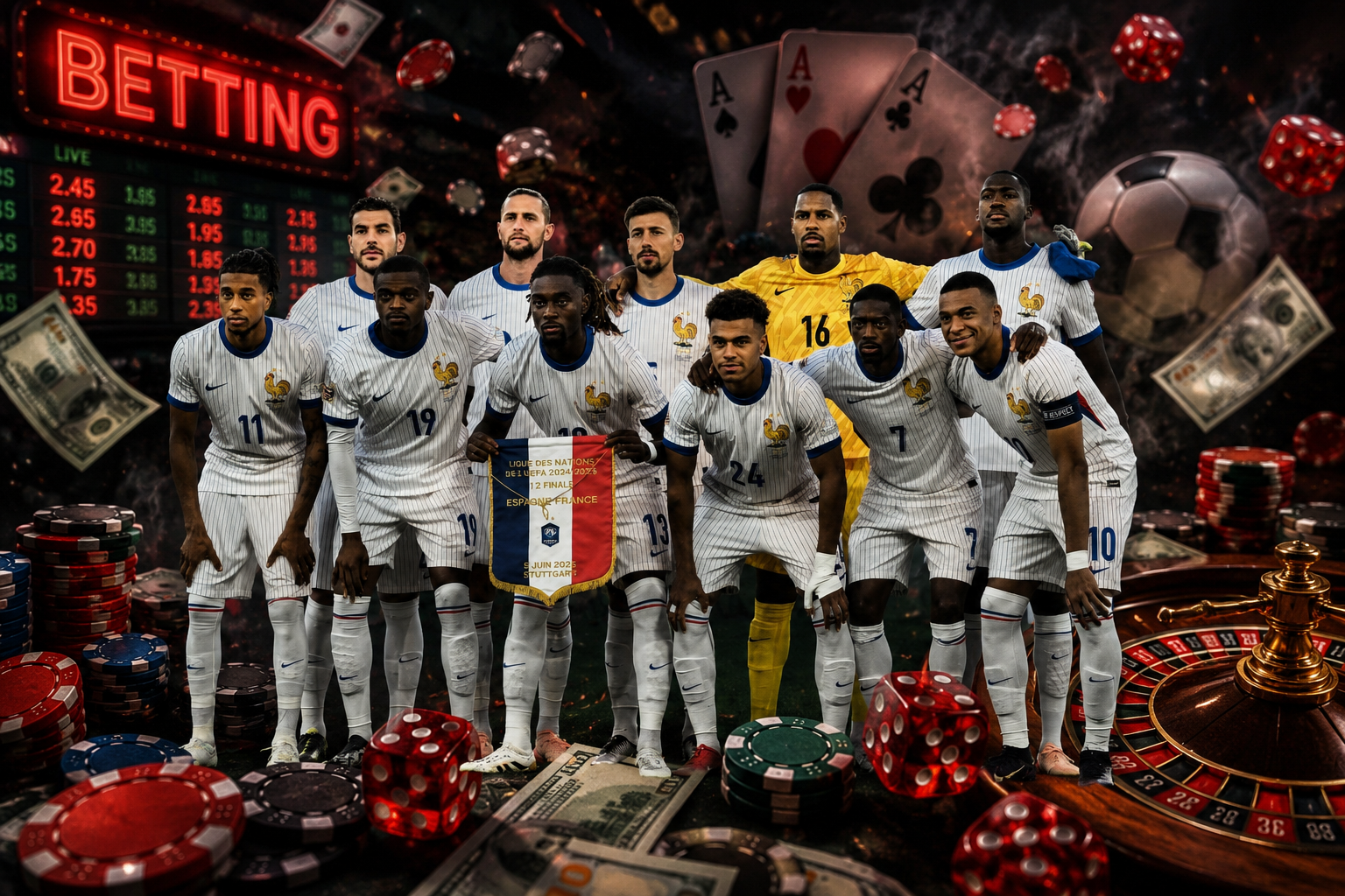 فضيحة القمار تضرب منتخب فرنسا بكأس العالم 2026 مبابي وريان شرقي في مواجهة صادمة مع الاتحاد الفرنسي