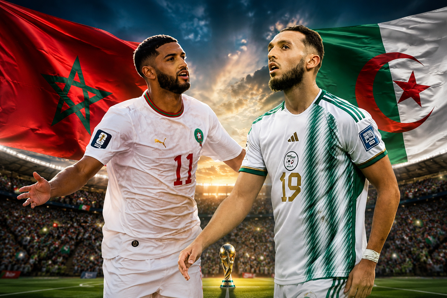 مباراة نارية بين المغرب والجزائر في كأس العالم 2026