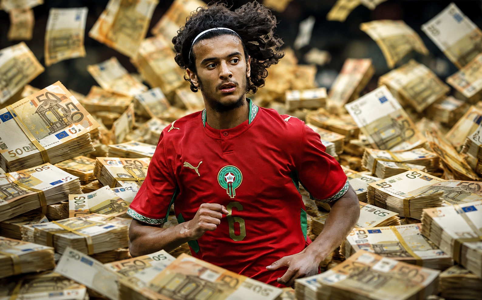 تعرف على القيمة السوقية لأيوب بوعدي بعد مباراة البرازيل في كأس العالم 2026