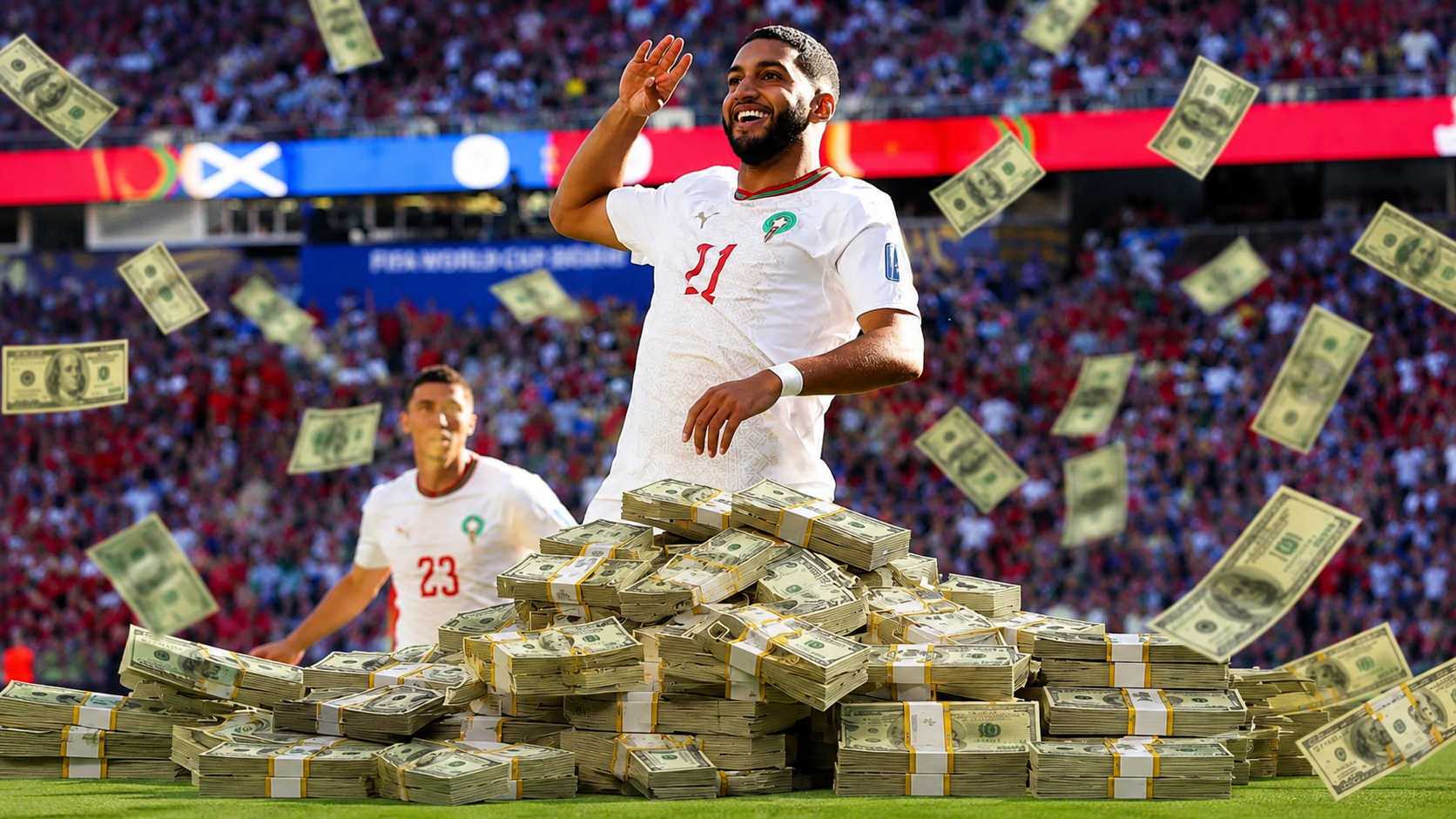 كم سيحصل المنتخب المغربي من المال بعد التأهل إلى دور الـ32 في كأس العالم 2026