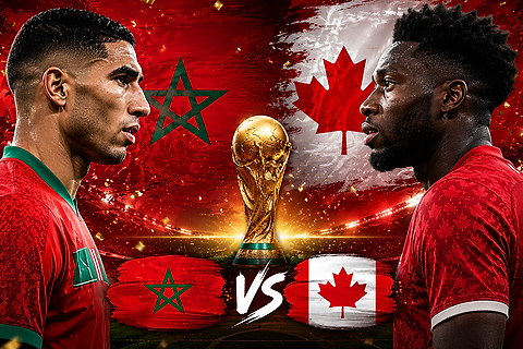 القنوات المفتوحة الناقلة لمباراة المغرب وكندا في كأس العالم 2026