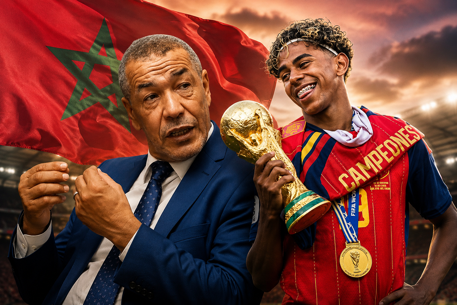 علي بن شيخ يصدم المغاربة بتصريح مثير بعد تتويج لامين جمال مع إسبانيا بكأس العالم 2026