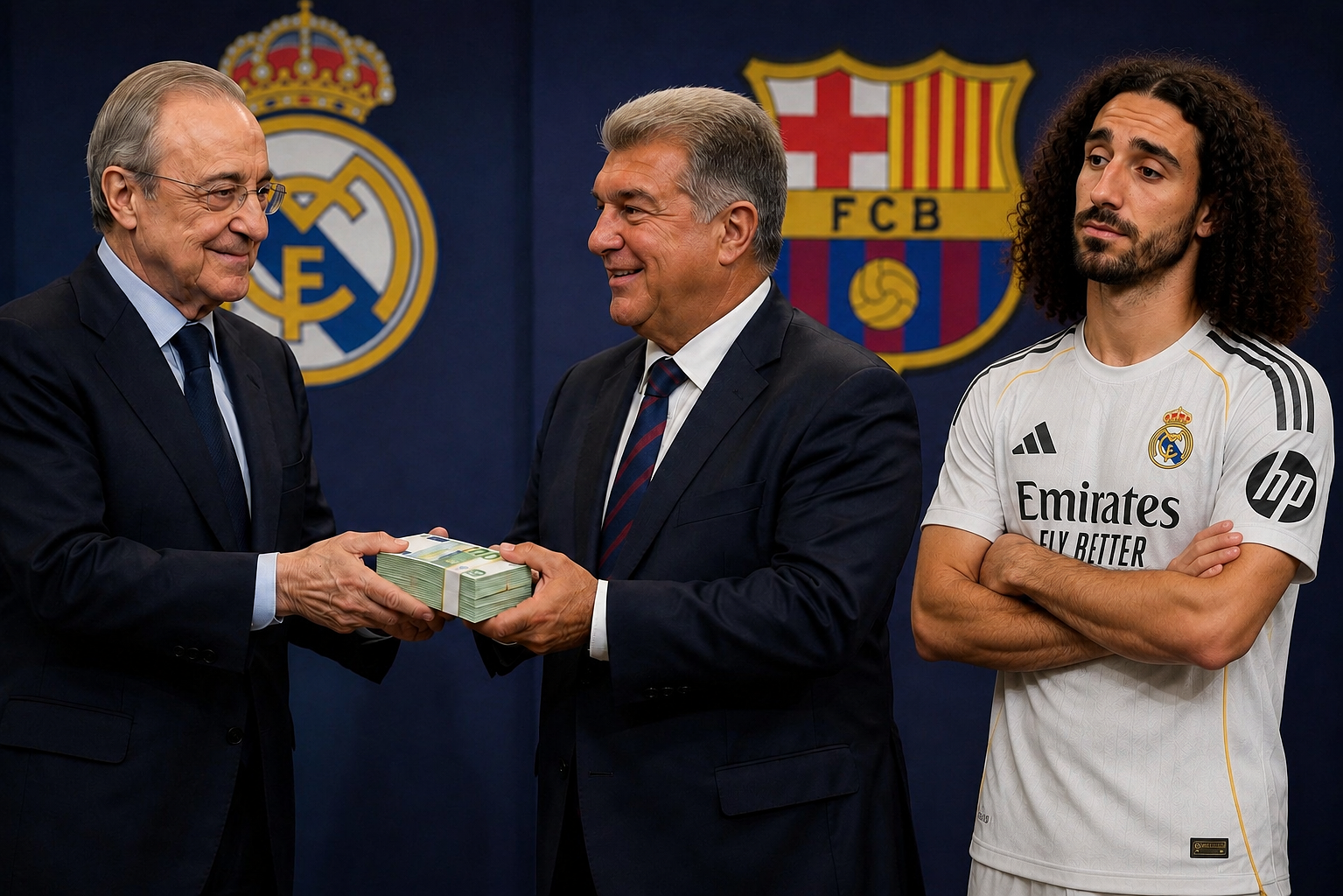 كم سيحصل برشلونة من المال في صفقة أنتقال مارك كوكوريا إلى ريال مدريد؟