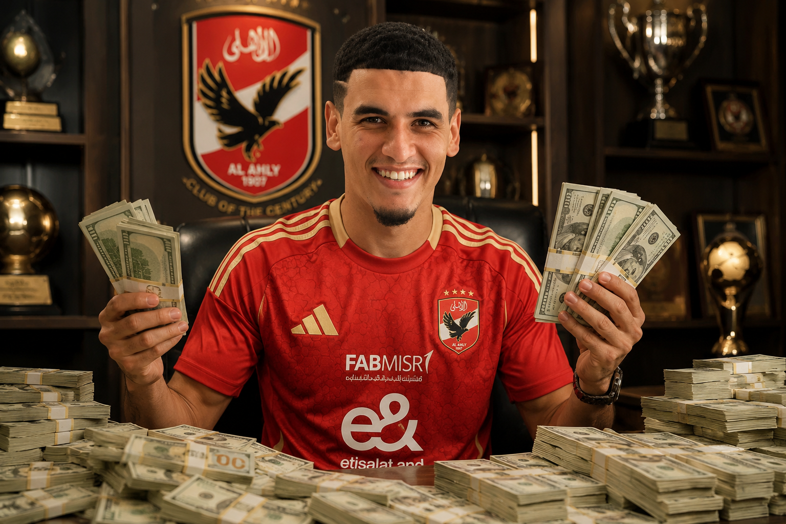 تعرف على الراتب الضخم الذي سيتقاضاه سفيان بنجديدة مع الأهلي المصري