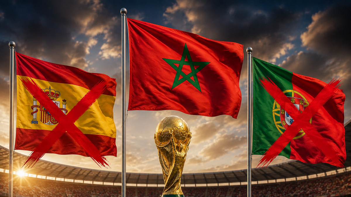 إسبانيا والبرتغال يصدمان الجميع وينسحبان من تنظيم كأس العالم 2026 والمغرب أصبح المستضيف الوحيد