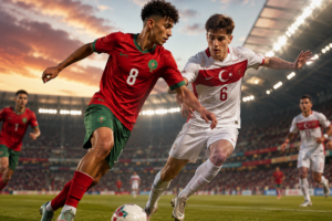 فيديو ملخص وأهداف مباراة المغرب وتركيا 2-2 في ألعاب البحر الأبيض المتوسط 2026