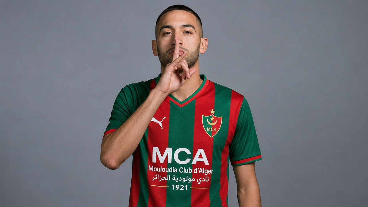 أنباء عن اهتمام مولودية الجزائر بالتعاقد مع حكيم زياش من الوداد