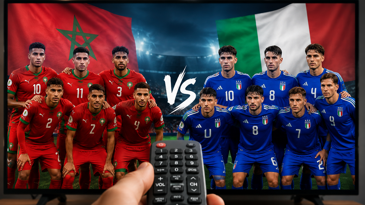 القنوات المفتوحة الناقلة لمباراة المغرب وإيطاليا في دورة ألعاب البحر الأبيض المتوسط 2026