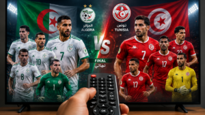 القنوات المفتوحة الناقلة لمباراة الجزائر وتونس في نهائي دورة ألعاب البحر الأبيض المتوسط 2026