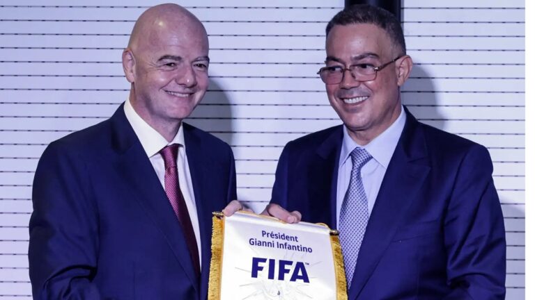 لقجع يعلنها قبل فيفا المغرب سيستضيف نهائي كأس العالم 2030